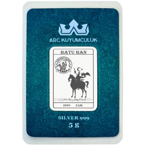 999 Ayar Gümüşten Üretilmiş Batuhan Temalı Doğum Günü Hediyesine Özel 5 Gram Saf Gümüş Külçe-667
