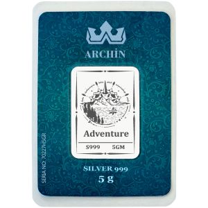 Saf Gümüş ile Üretilmiş Doğum Günü Hediyesine Özel Pusula Temalı 5 Gram 999 Ayar Gümüş Külçe-714