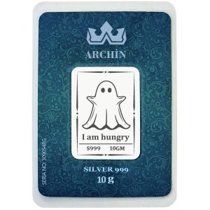 Saf Gümüş ile Üretilmiş Ruh Temalı Sevgililer Günü Hediyesine Özel 10 Gram 999 Ayar Gümüş Külçe-758