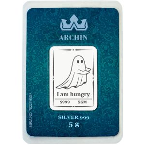 Saf Gümüş ile Üretilmiş Doğum Günü Hediyesine Özel Ruh Temalı 5 Gram 999 Ayar Gümüş Külçe-759